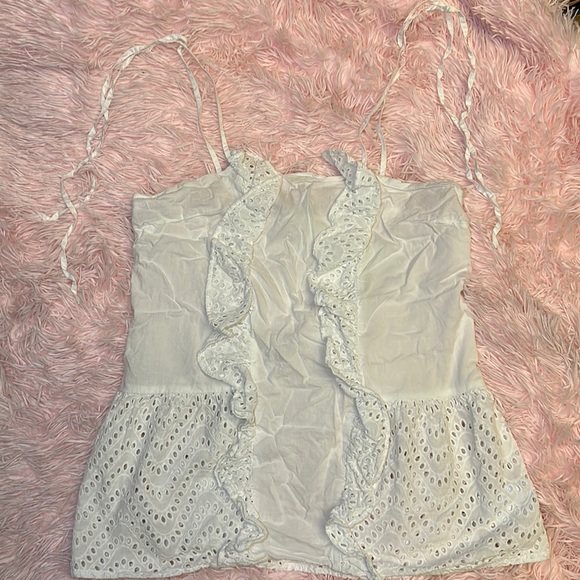 Small white express spaghetti strap top - Picture 1 of 3